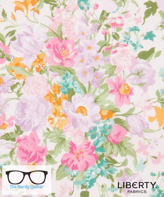 Liberty Fabrics X Bridgerton Boquet Parade B Tana Lawn by Liberty of London - Sold by the Half Yard