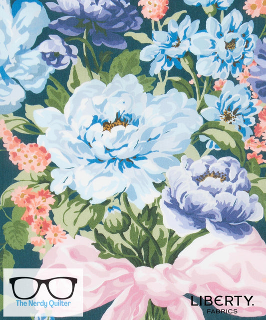 Liberty Fabrics X Bridgerton Bow Boquet D Tana Lawn by Liberty of London - Sold by the Half Yard