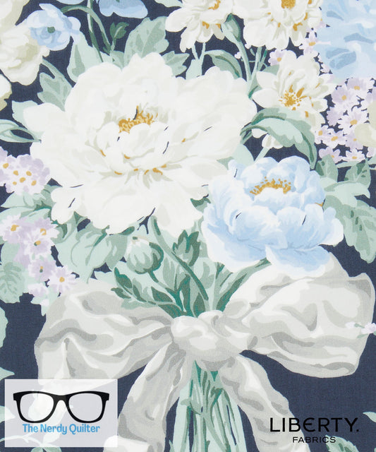 Liberty Fabrics X Bridgerton Bow Boquet B Tana Lawn by Liberty of London - Sold by the Half Yard