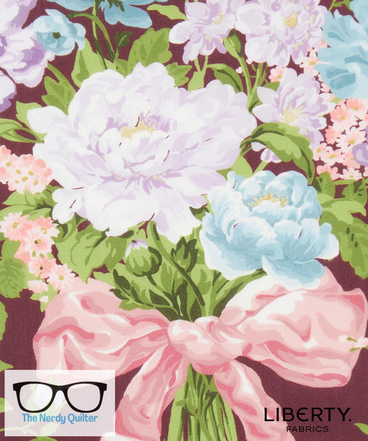 Liberty Fabrics X Bridgerton Bow Boquet C Tana Lawn by Liberty of London - Sold by the Half Yard