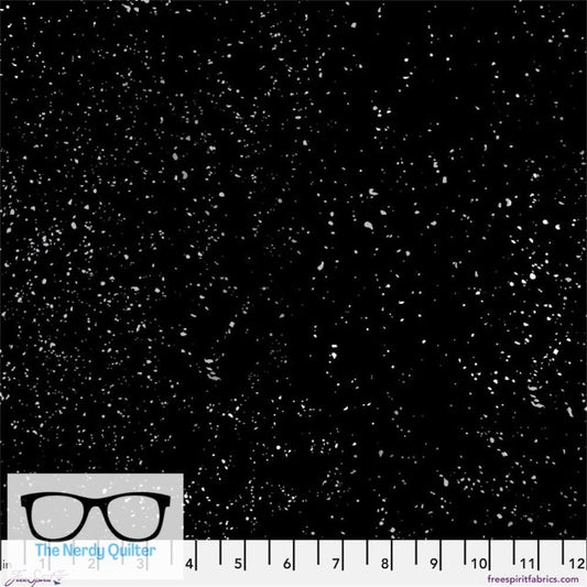 Preorder: Particles in Pitch by Giucy Giuce for Freespirit - Sold by the Half Yard PWGG011.Pitch