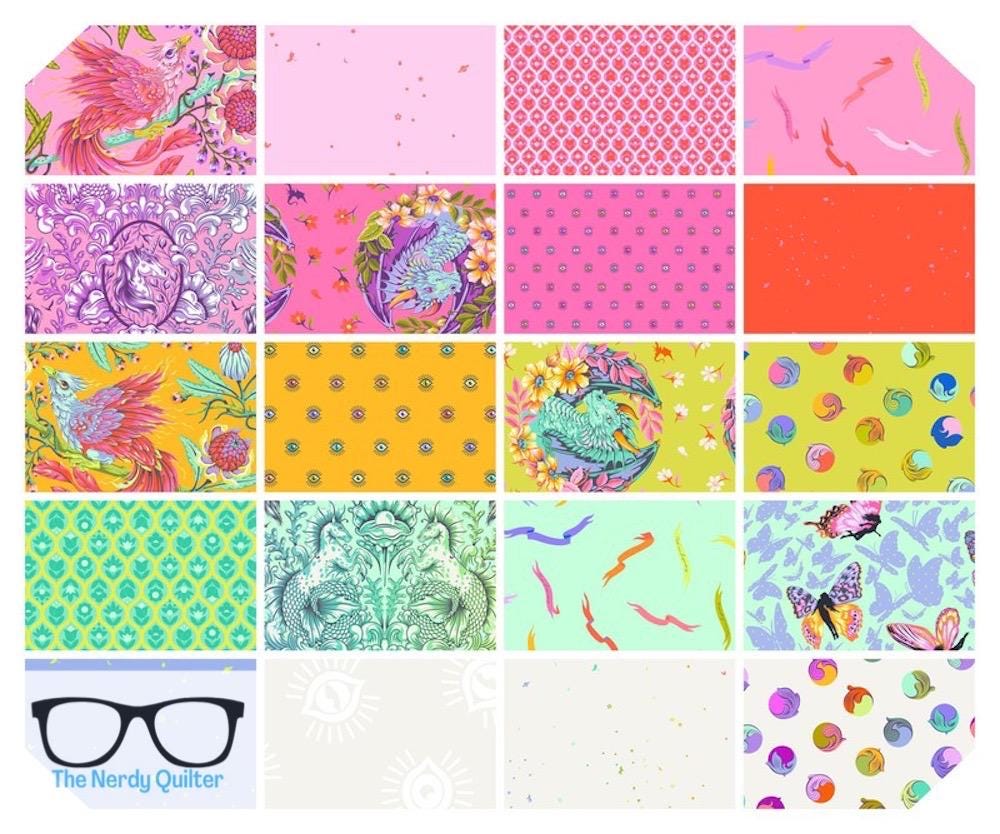 Preorder: Legendary Factory Mini Charm Pack 2.5 by Tula Pink for Freespirit