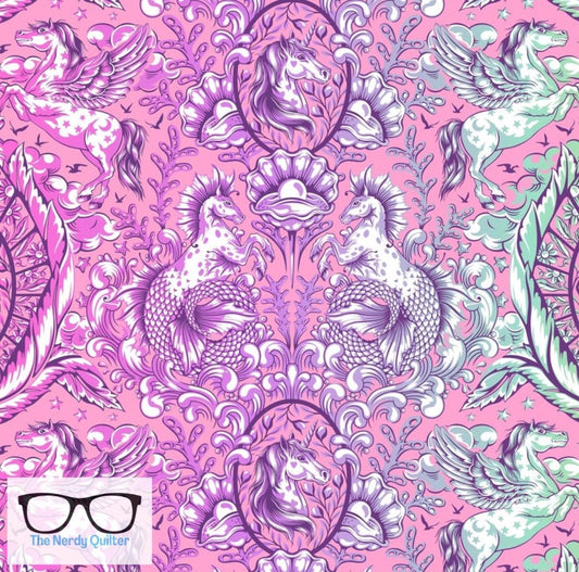 Preorder: Legendary Pony Tales in Wild Orchid by Tula Pink for Freespirit - Sold by the Half Yard