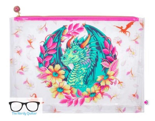 Preorder: Legendary Dragon Ball She Large Project Bag by Tula Pink for Freespirit