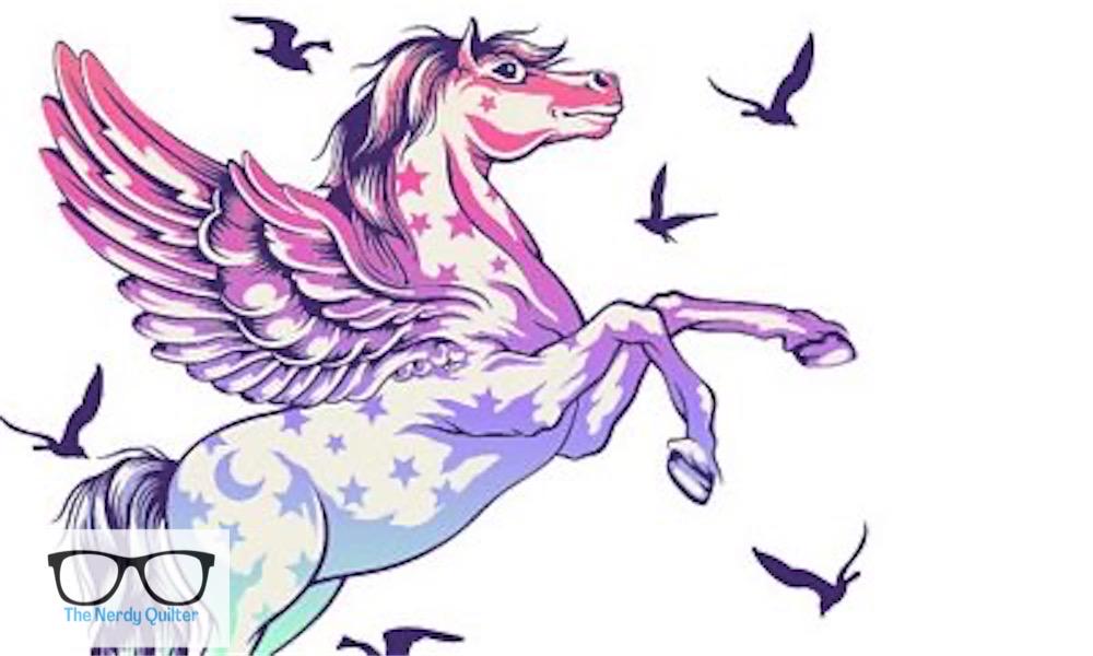 Preorder: Legendary Pegasus Pencil Pouch by Tula Pink for Freespirit