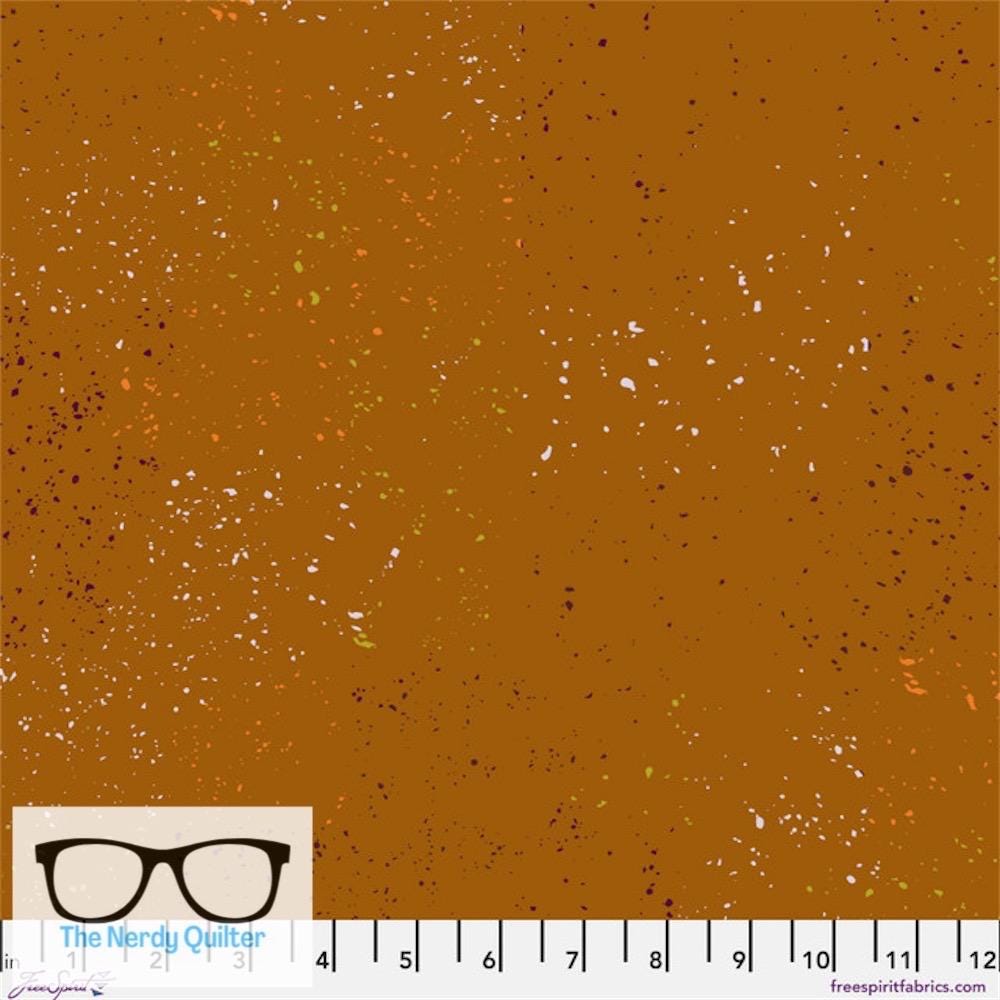 Preorder: Particles in Rusty by Giucy Giuce for Freespirit - Sold by the Half Yard PWGG011.Rusty
