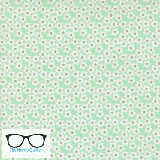 Preorder: Popcorn Aqua 51282 27 Moda #1  by Elizabeth Hartman - Sold by the Half Yard