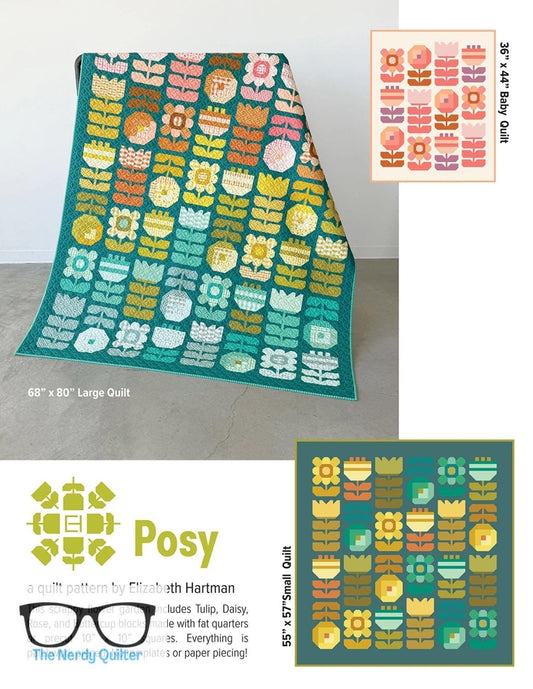 Preorder: Posy Pattern by Elizabeth Hartman featuring Popcorn