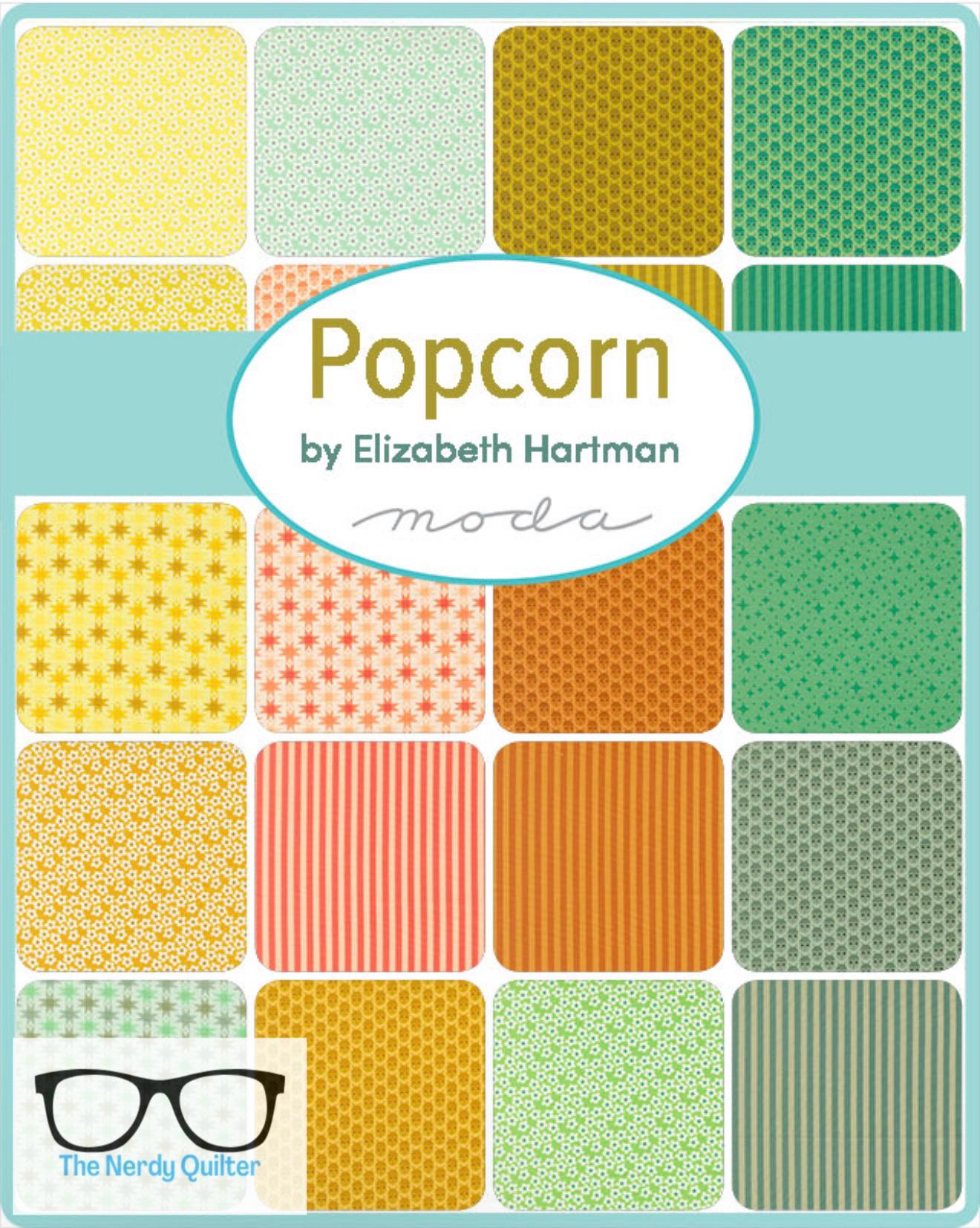 Preorder: Popcorn 25 Piece Fat Quarter Bundle by Elizabeth Hartman for Moda