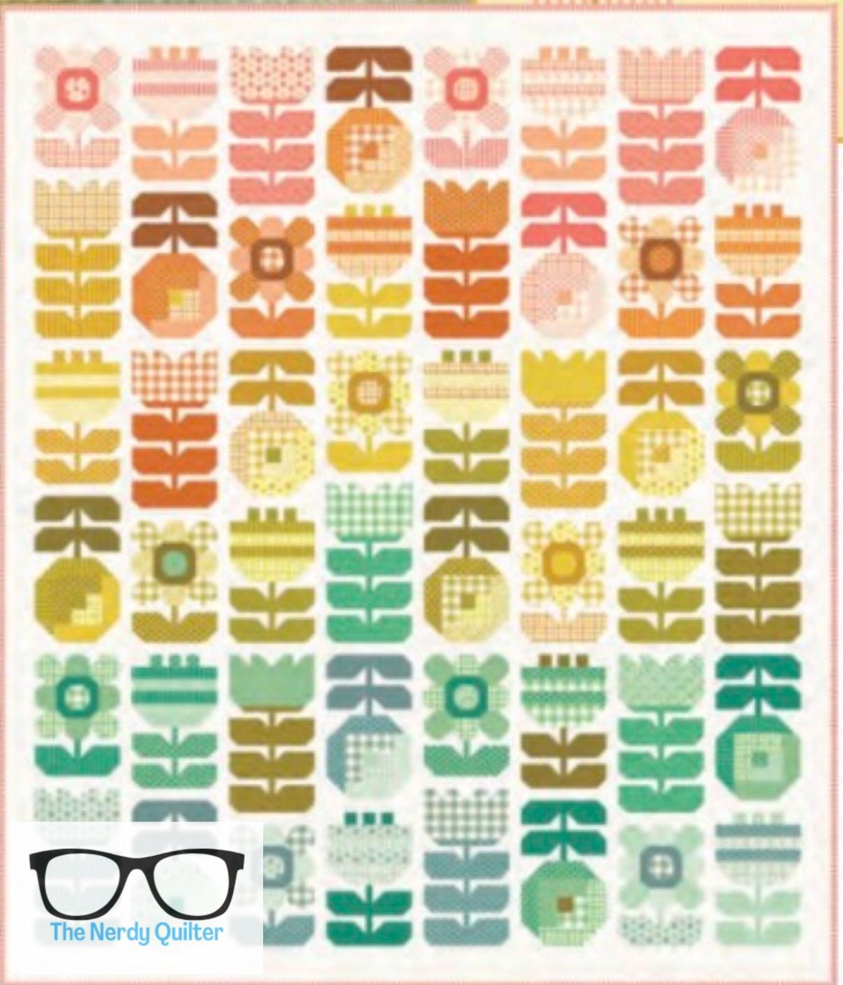 Preorder: Posy Quilt Kit with Pattern by Elizabeth Hartman featuring Popcorn