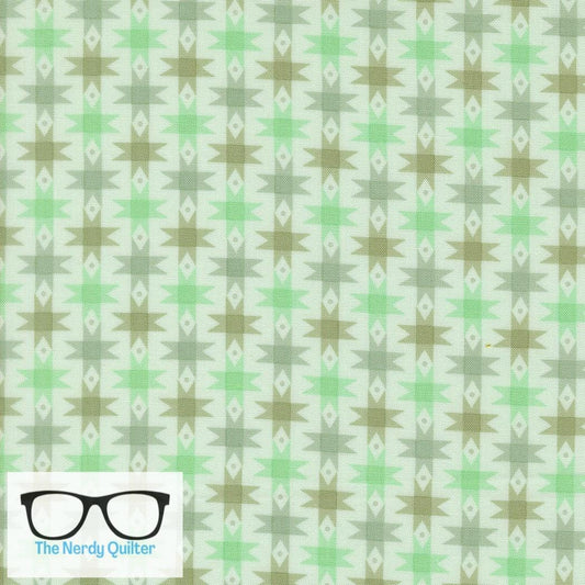 Preorder: Popcorn Aqua 51281 17 Moda #1 by Elizabeth Hartman - Sold by the Half Yard