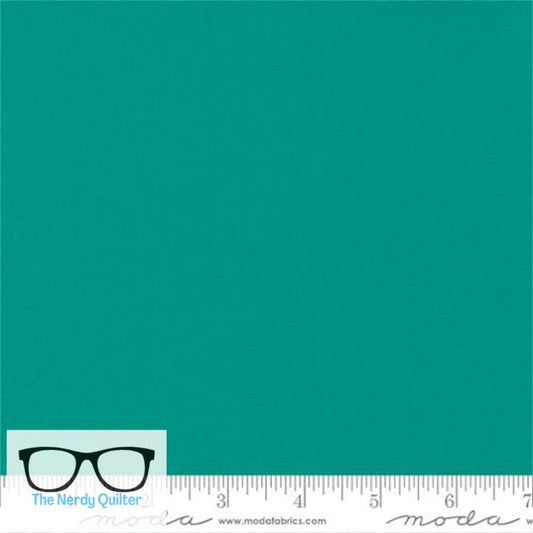 Preorder: Bella Solids Jade 9900 108 Moda #1 Elizabeth Hartman Popcorn Coordinates - Sold by the Half Yard