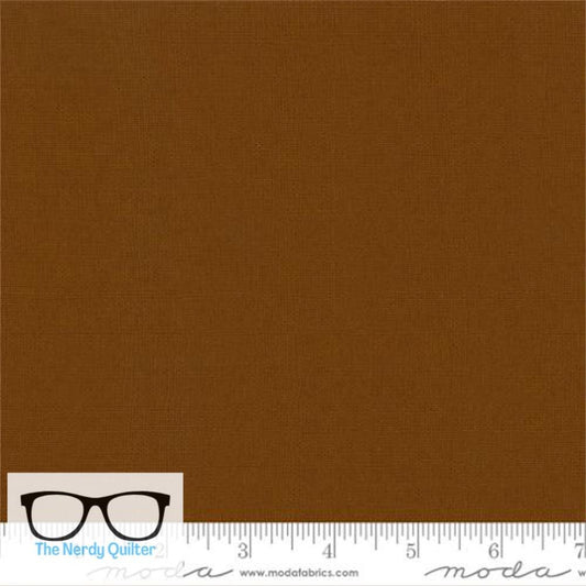 Preorder: Bella Solids 2025 Sepia 9900 482 Moda #1 Elizabeth Hartman Popcorn Coordinates - Sold by the Half Yard