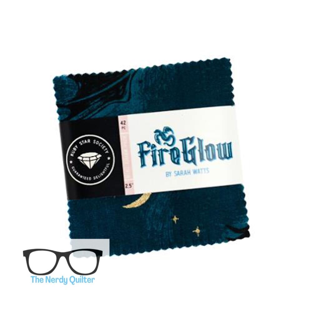 Preorder: Fireglow 2.5 Mini Charm Pack by Sarah Watts for Moda *October Delivery*