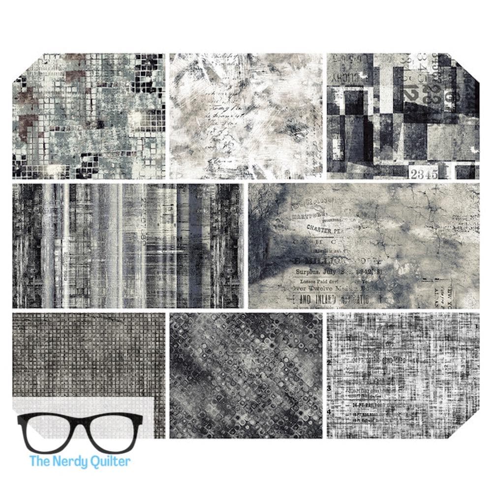 Preorder: Eclectic Elements Contrast Metropolis by Tim Holtz for Freespirit