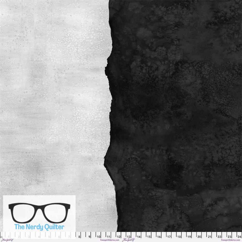 Gemini Obsidian by Giucy Giuce for Freespirit - Sold by the Half Yard PWGG020.Obsidian