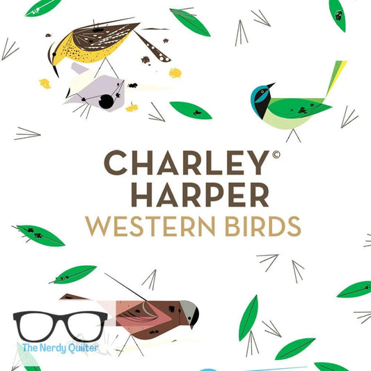 Preorder: Charley Harper Western Birds Poplin by Charley Harper for Birch Fabrics - Birch 10 Year Anniversary
