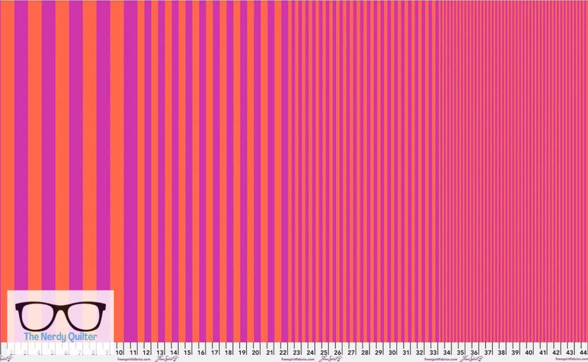 Preorder: True Colors Sticks and Stones in Firecracker by Tula Pink for Freespirit - PWTP298.Firecracker
