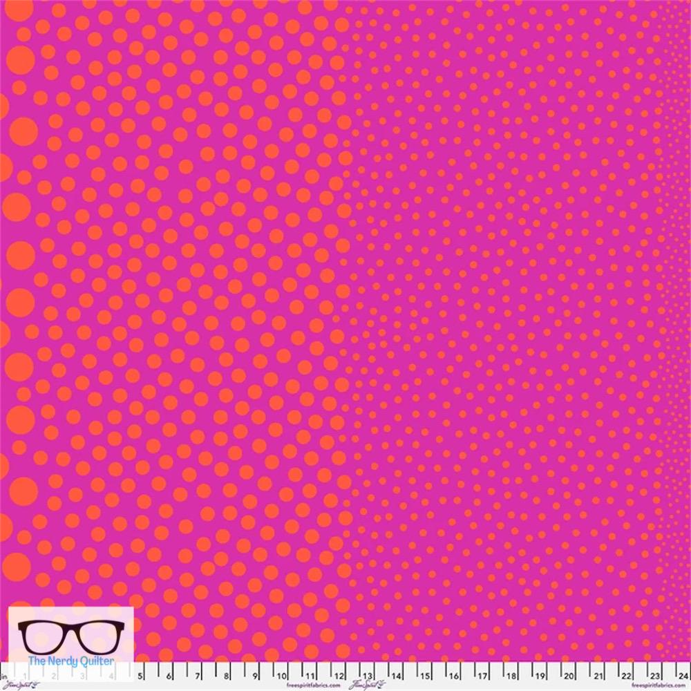 Preorder: True Colors Sticks and Stones in Pinkerberry by Tula Pink for Freespirit - PWTP299.Pinkerberry