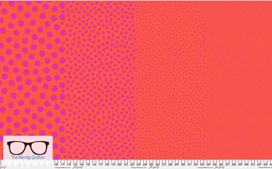 Preorder: True Colors Sticks and Stones in Tomato by Tula Pink for Freespirit - PWTP299.Tomato