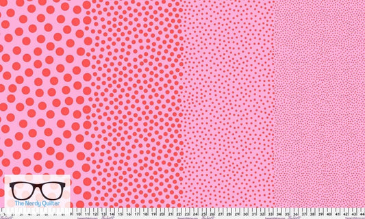 Preorder: True Colors Sticks and Stones in Watermelon by Tula Pink for Freespirit - PWTP299.Watermelon