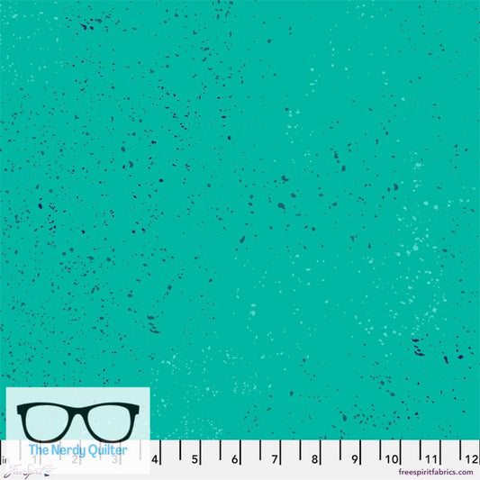 Preorder: Particles 2 in Turquoise by Giucy Giuce for Freespirit - Sold by the Half Yard PWGG011.Turquoise