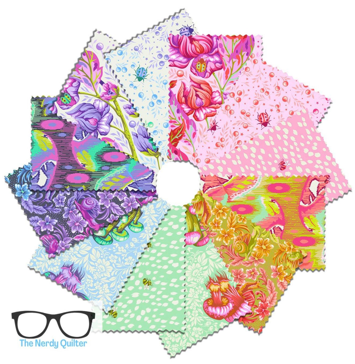 Preorder: Complete Down to Earth 12 Piece Bundle by Tula Pink for Freespirit