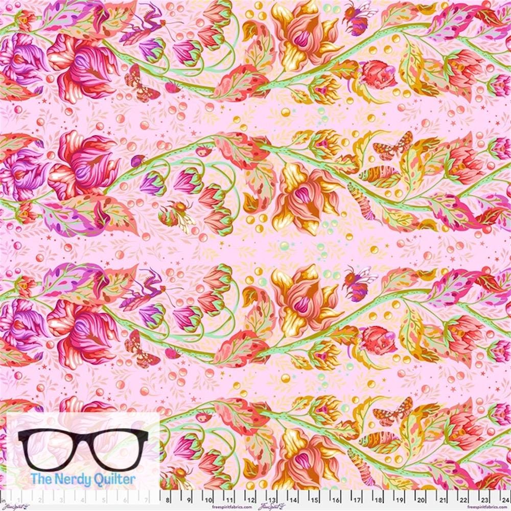 Preorder: Down to Earth Grow Up in Afterglow by Tula Pink for Freespirit - PWTP292.AFTERGLOW