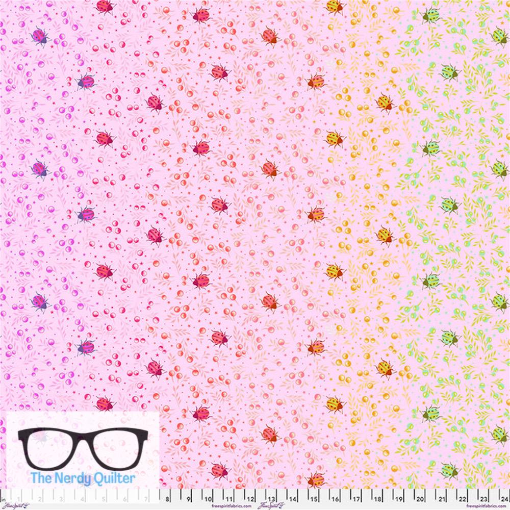 Preorder: Down to Earth Spot On in Afterglow by Tula Pink for Freespirit - PWTP296.AFTERGLOW
