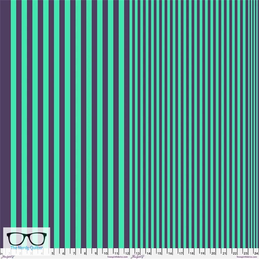 Preorder: True Colors Sticks and Stones in Blue Lagoon by Tula Pink for Freespirit - PWTP298.BLUELAGOON