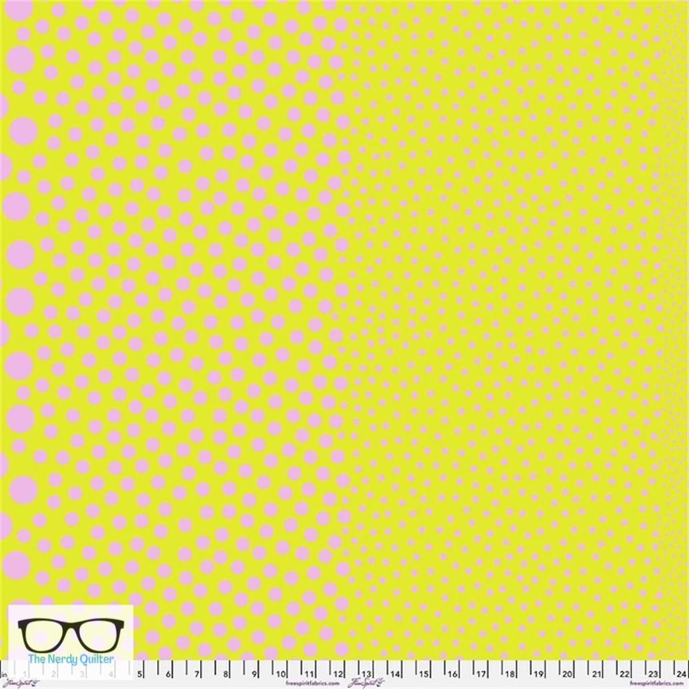 Preorder: True Colors Sticks and Stones in Cherry Limeade by Tula Pink for Freespirit - PWTP299.CherryLimeade