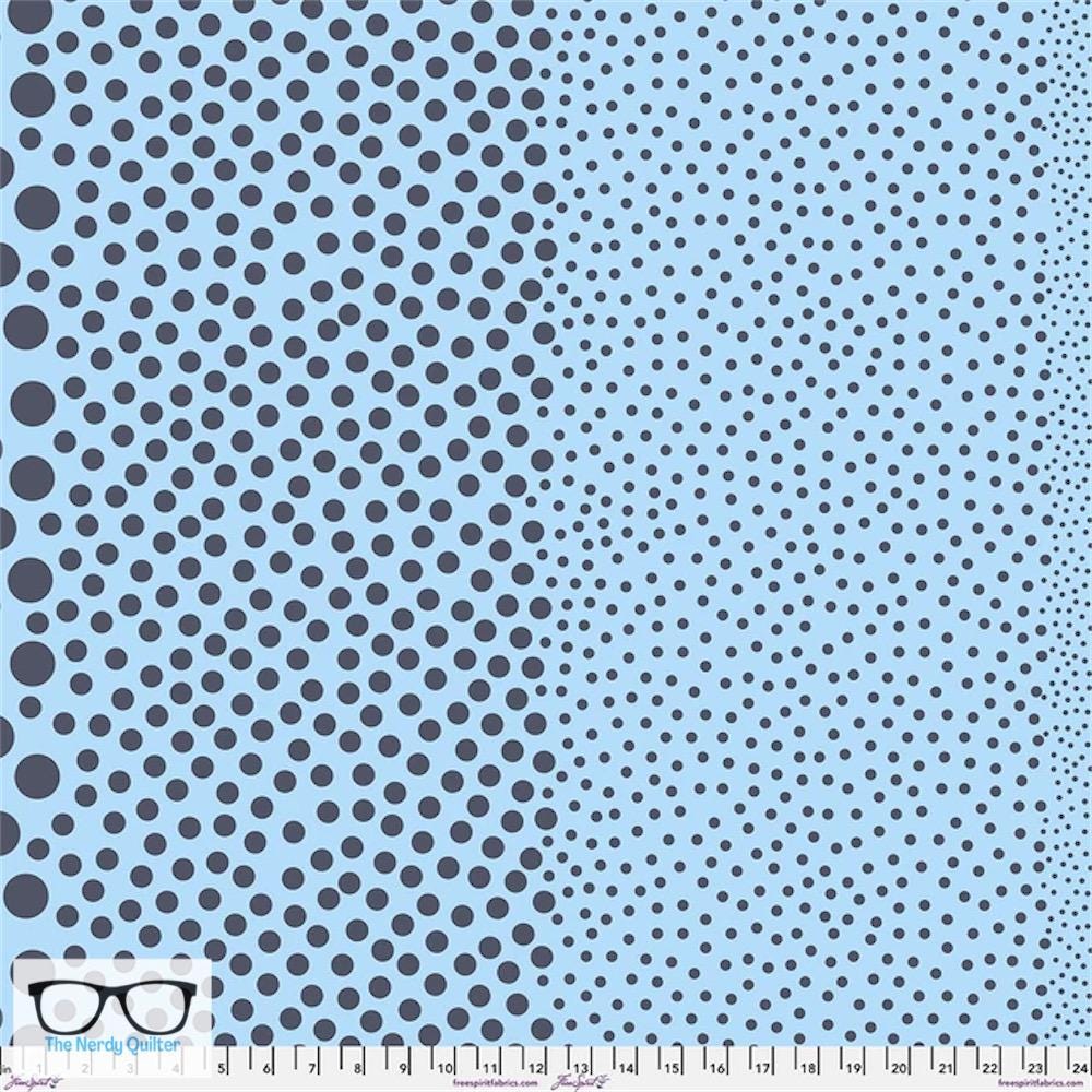 Preorder: True Colors Sticks and Stones in Denim by Tula Pink for Freespirit - PWTP299.Denim