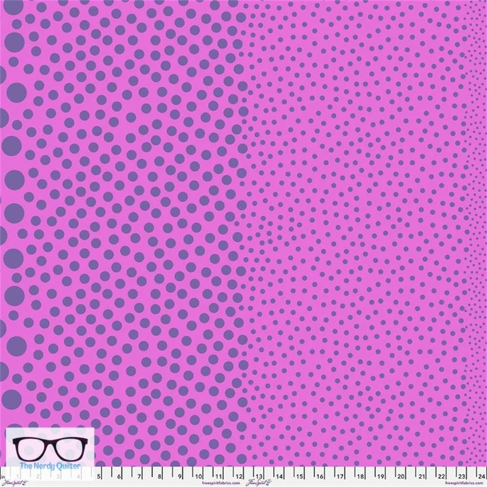 Preorder: True Colors Sticks and Stones in Grape Crush by Tula Pink for Freespirit - PWTP299.GrapeCrush