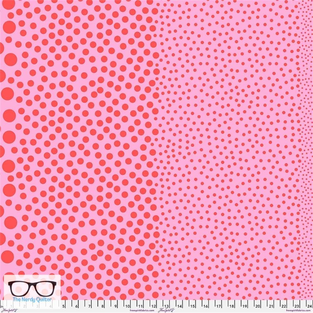 Preorder: True Colors Sticks and Stones in Watermelon by Tula Pink for Freespirit - PWTP299.Watermelon