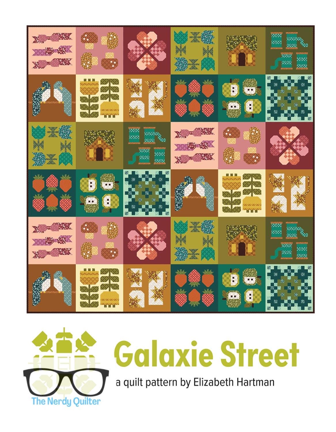 Preorder: Galaxie Street Quilt Pattern by Elizabeth Hartman