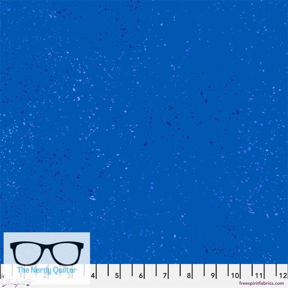 Preorder: Particles 2 in Blueberry by Giucy Giuce for Freespirit - Sold by the Half Yard PWGG011.Blueberry