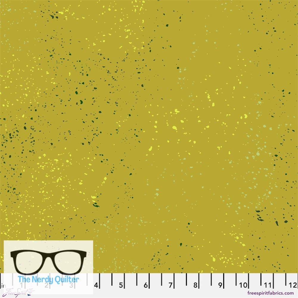 Preorder: Particles 2 in Lemon Lime by Giucy Giuce for Freespirit - Sold by the Half Yard PWGG011.LemonLime