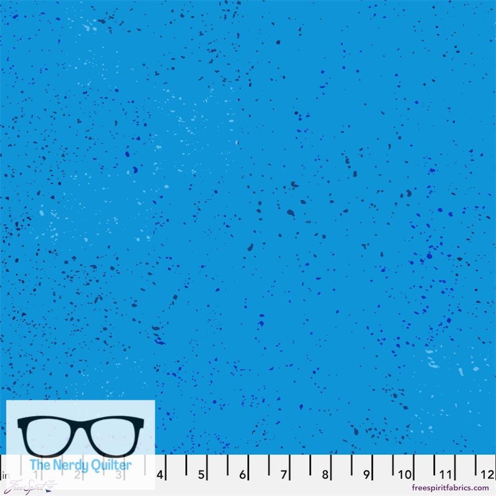Preorder: Particles 2 in Neptune by Giucy Giuce for Freespirit - Sold by the Half Yard PWGG011.Neptune