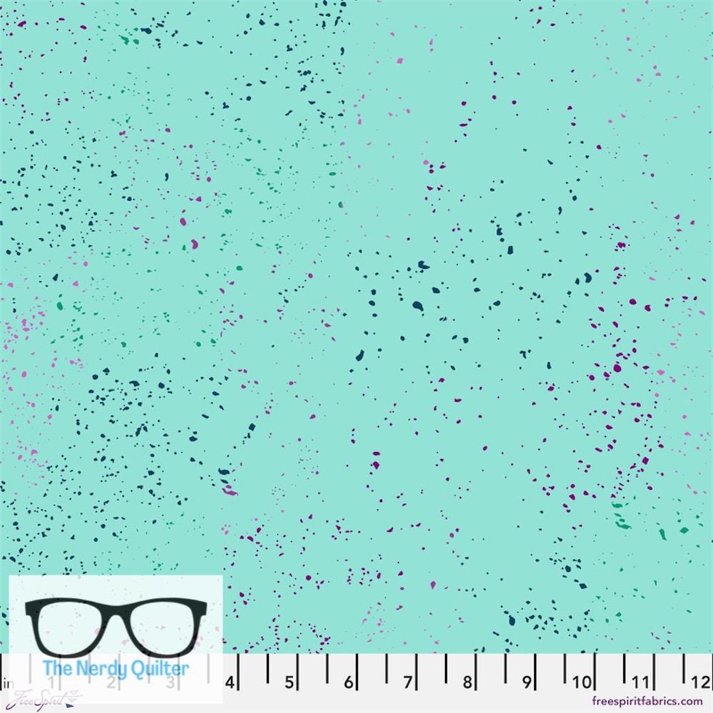 Preorder: Particles 2 in Wintermint by Giucy Giuce for Freespirit - Sold by the Half Yard PWGG011.Wintermint