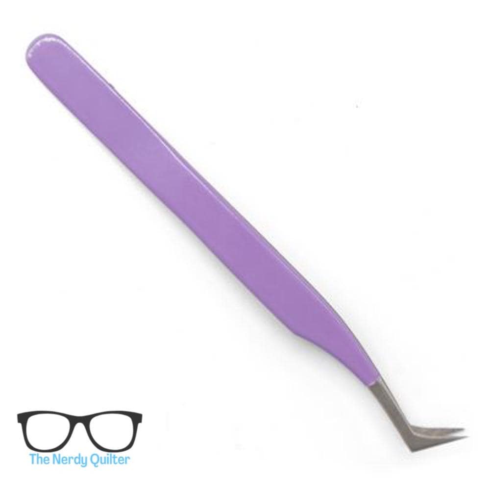 Preorder: Tula Pink Blazing Blurple Swiss Style Tweezer by Tula Pink for Brewer