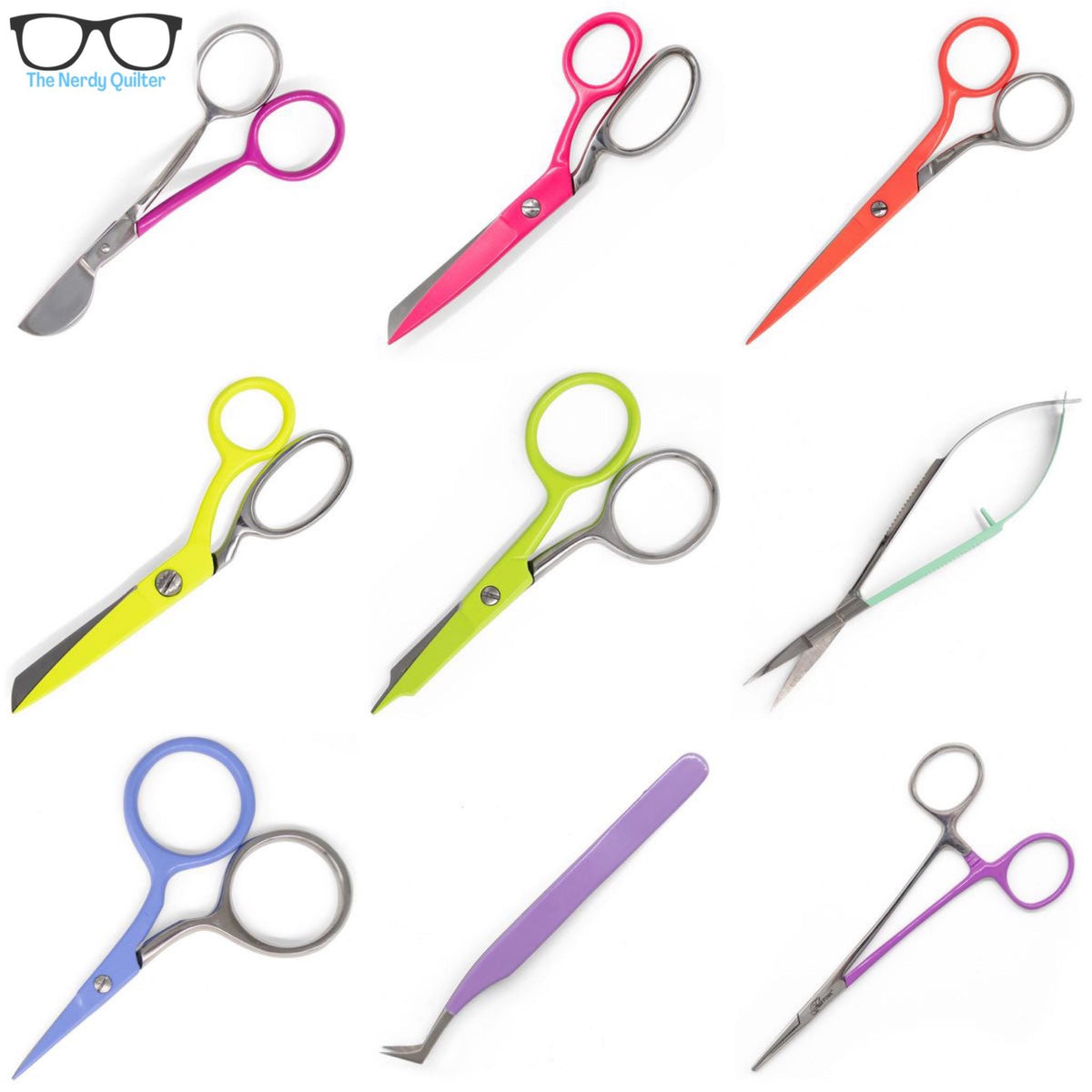 Preorder: Tula Pink Hardware Complete 9 Piece Set by Tula Pink for Brewer