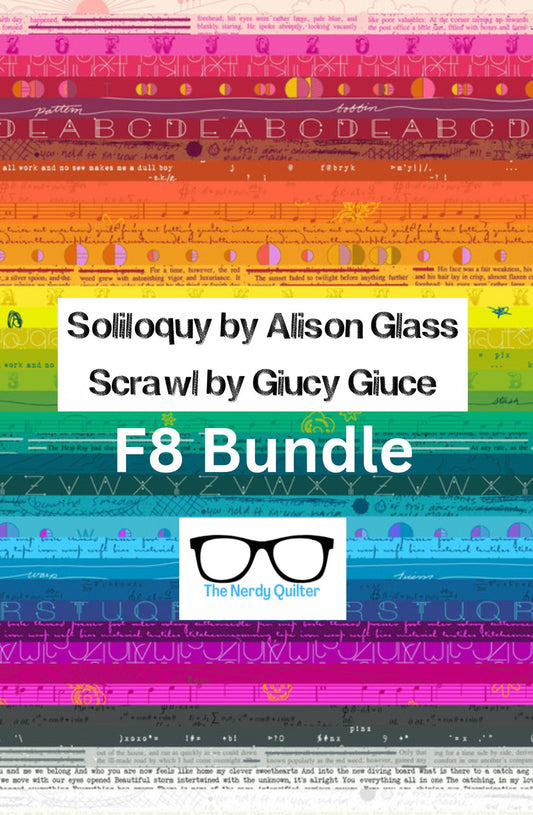 Preorder: Scrawl and Soliloquy F8 Bundle by Giucy Giuce and Alison Glass for Andover