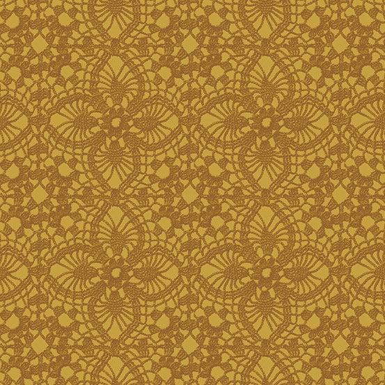 Natale Doily in Carmello by Giucy Giuce for Andover - Sold by the Half Yard